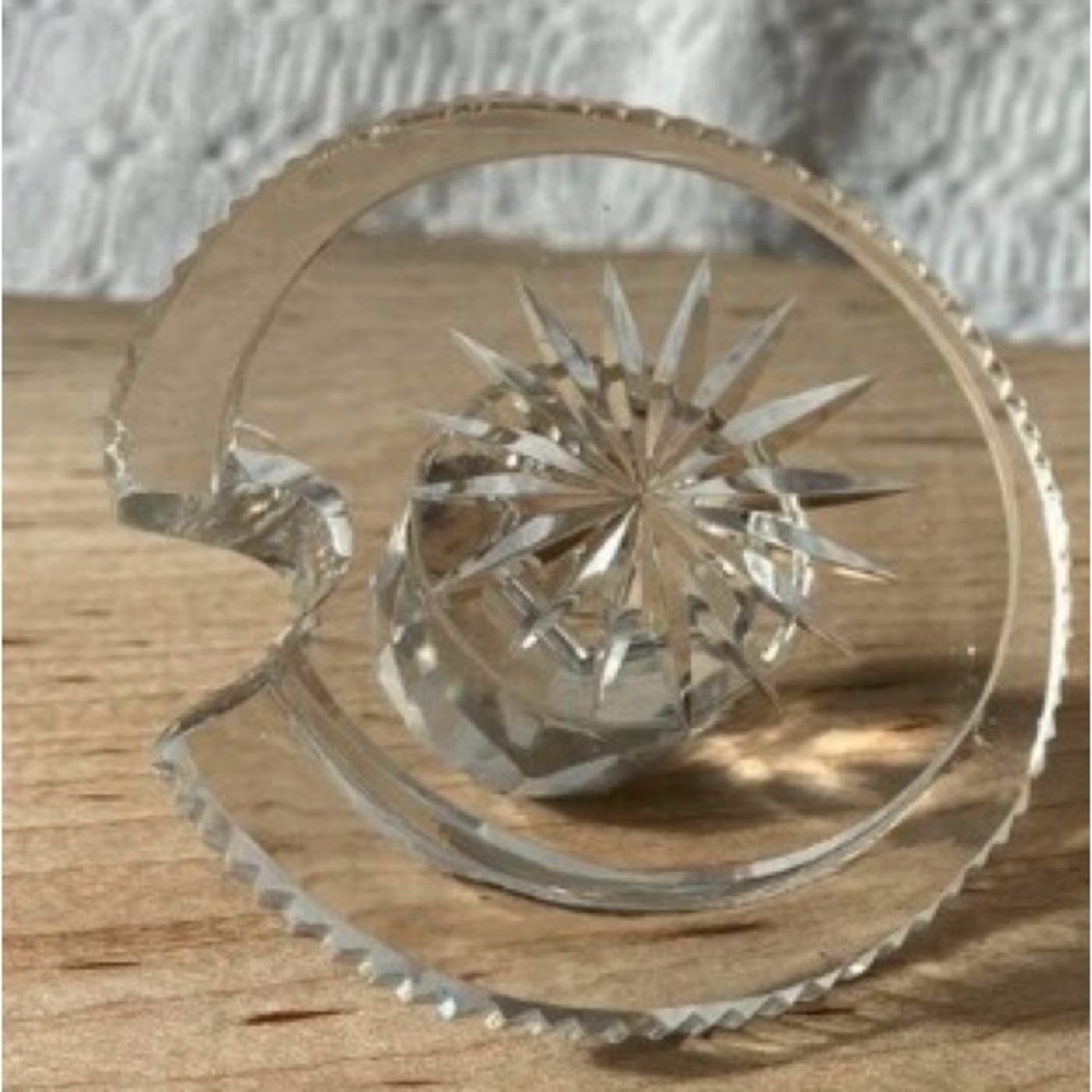 American Brilliant Cut Glass Jam/Jelly Jar with Lid - Picture 10 of 10
